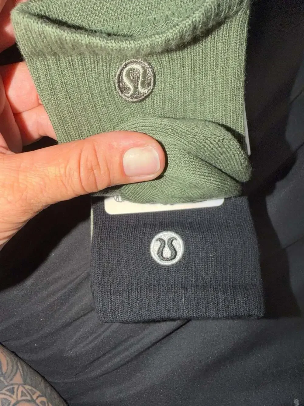 Lululemon Unisex Daily Essential Crew Socks 3 Pack Size M